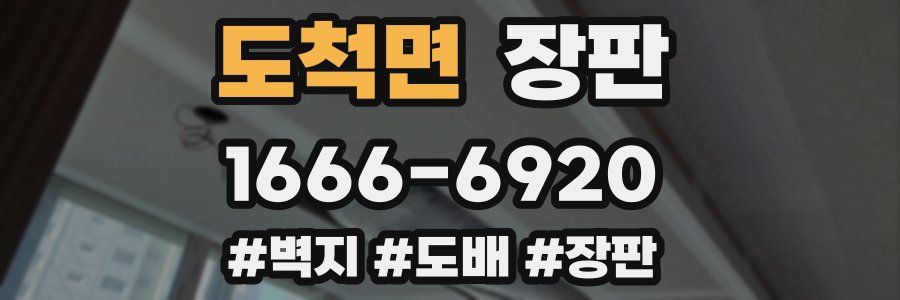 도척면 장판