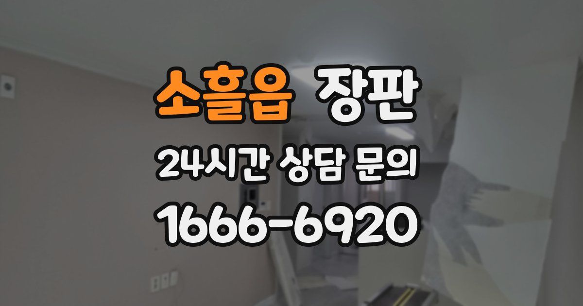 소흘읍 장판