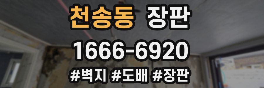 천송동 장판