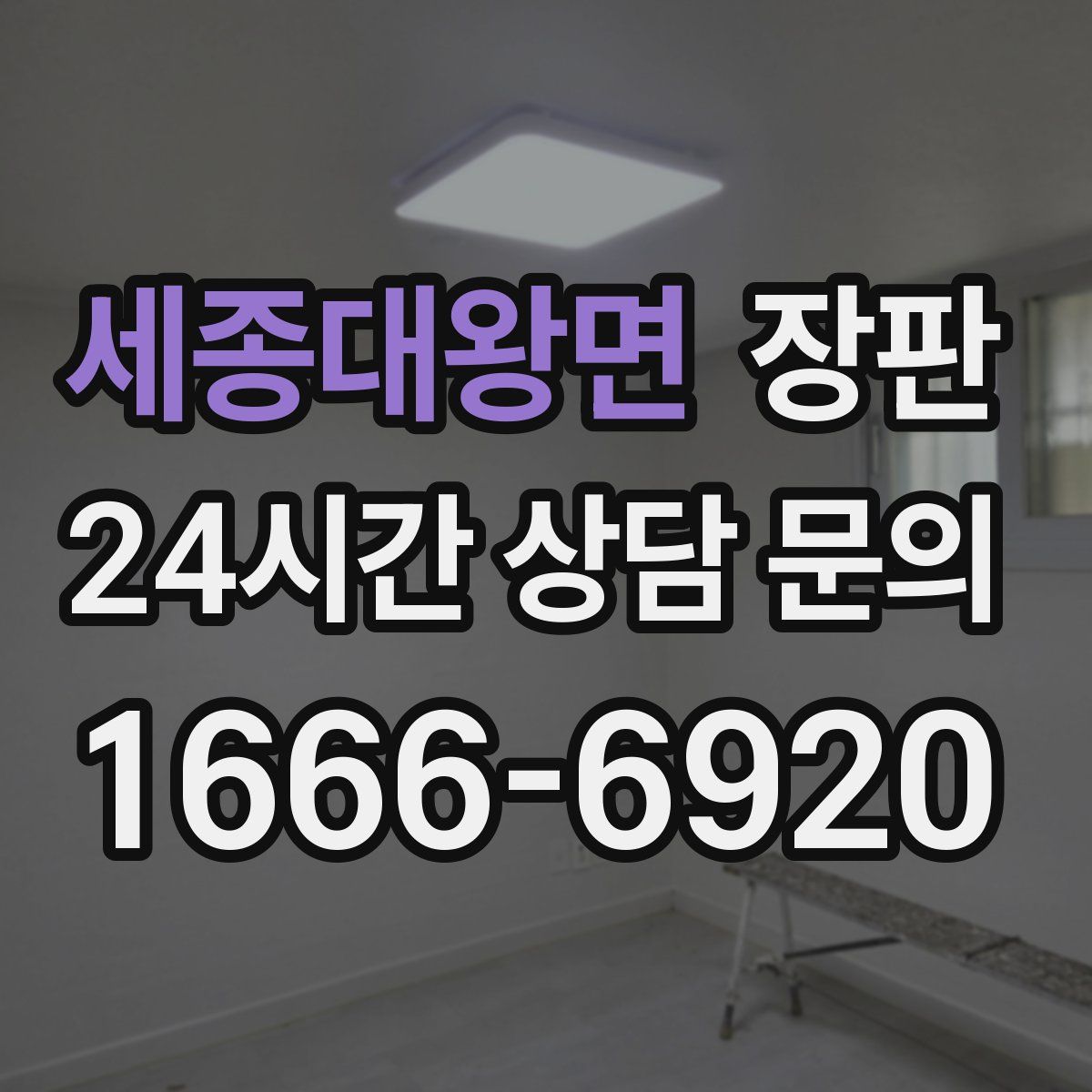 세종대왕면 장판
