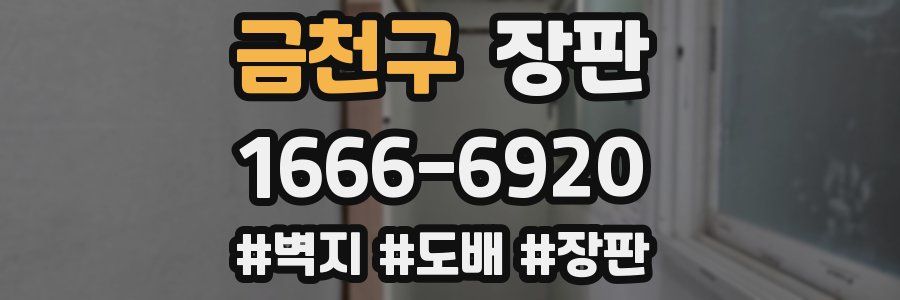 금천구 장판