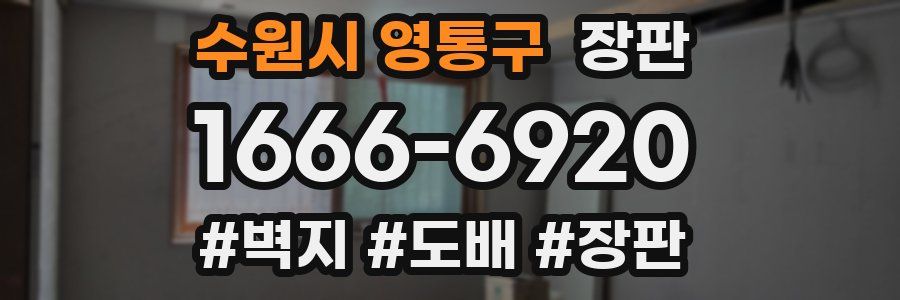 수원시 영통구 장판
