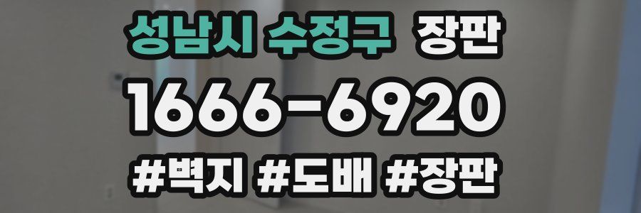 성남시 수정구 장판