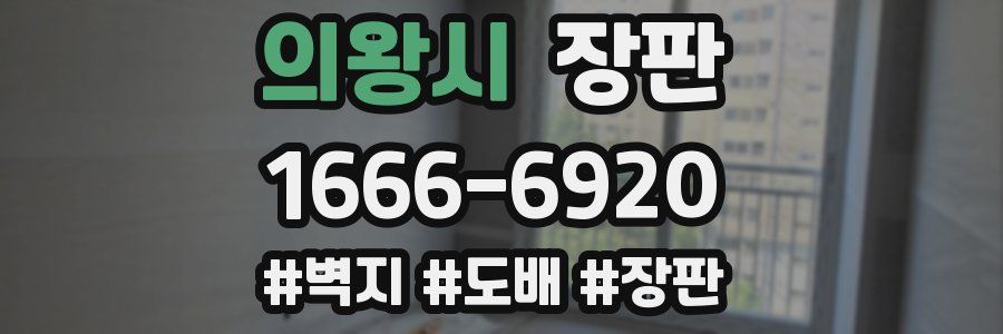 의왕시 장판