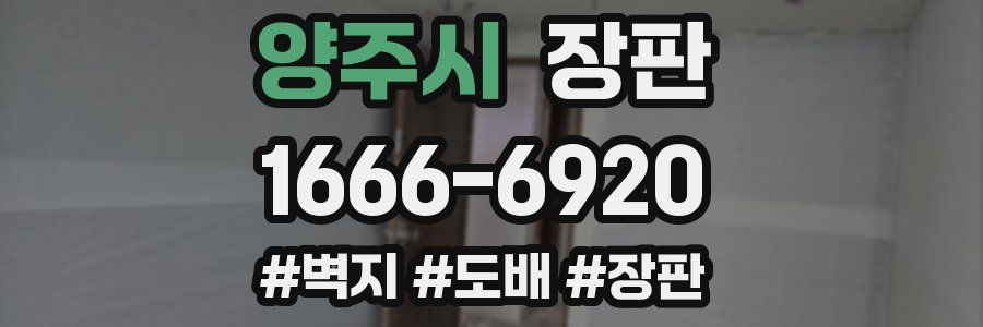 양주시 장판