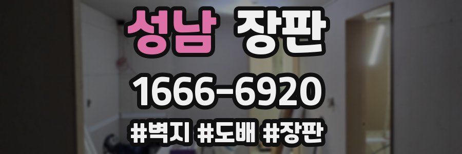 성남 장판