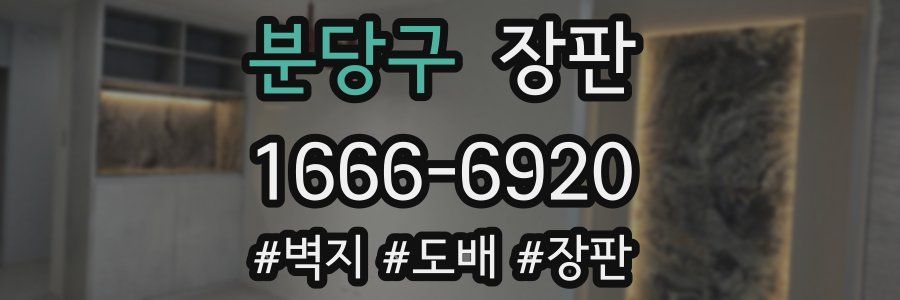 분당구 장판
