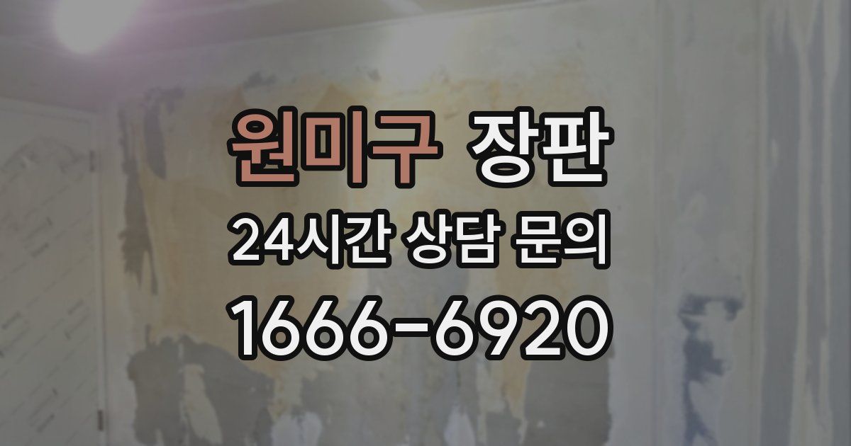 원미구 장판