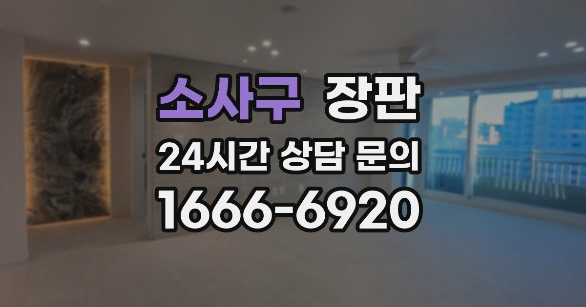 소사구 장판