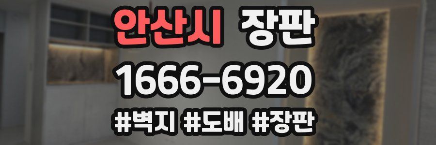 안산시 장판
