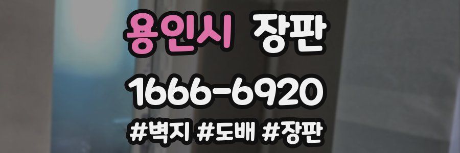용인시 장판