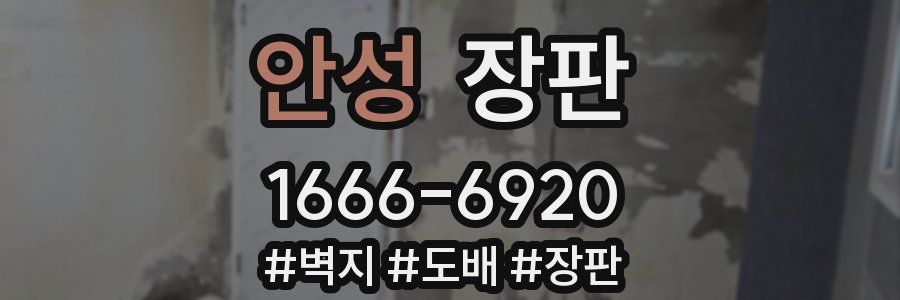 안성 장판