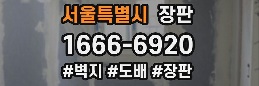 서울특별시 장판