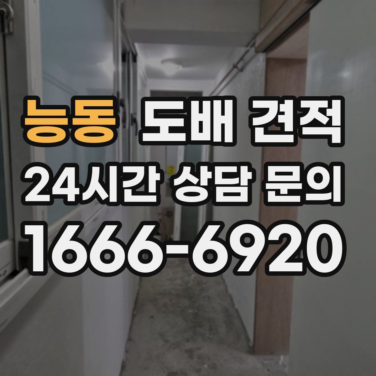 능동 도배 견적