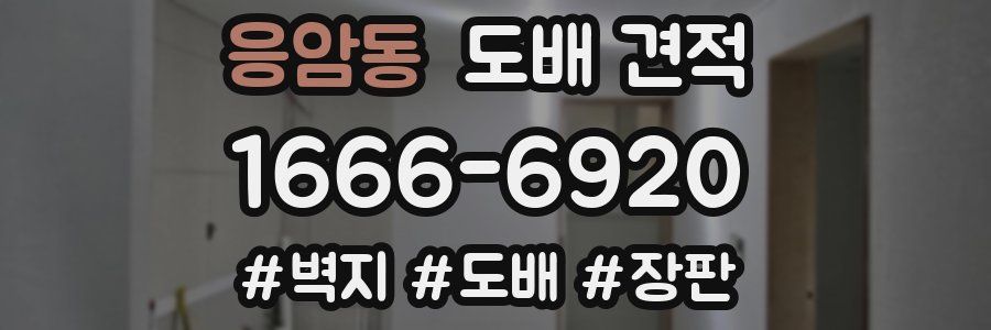 응암동 도배 견적