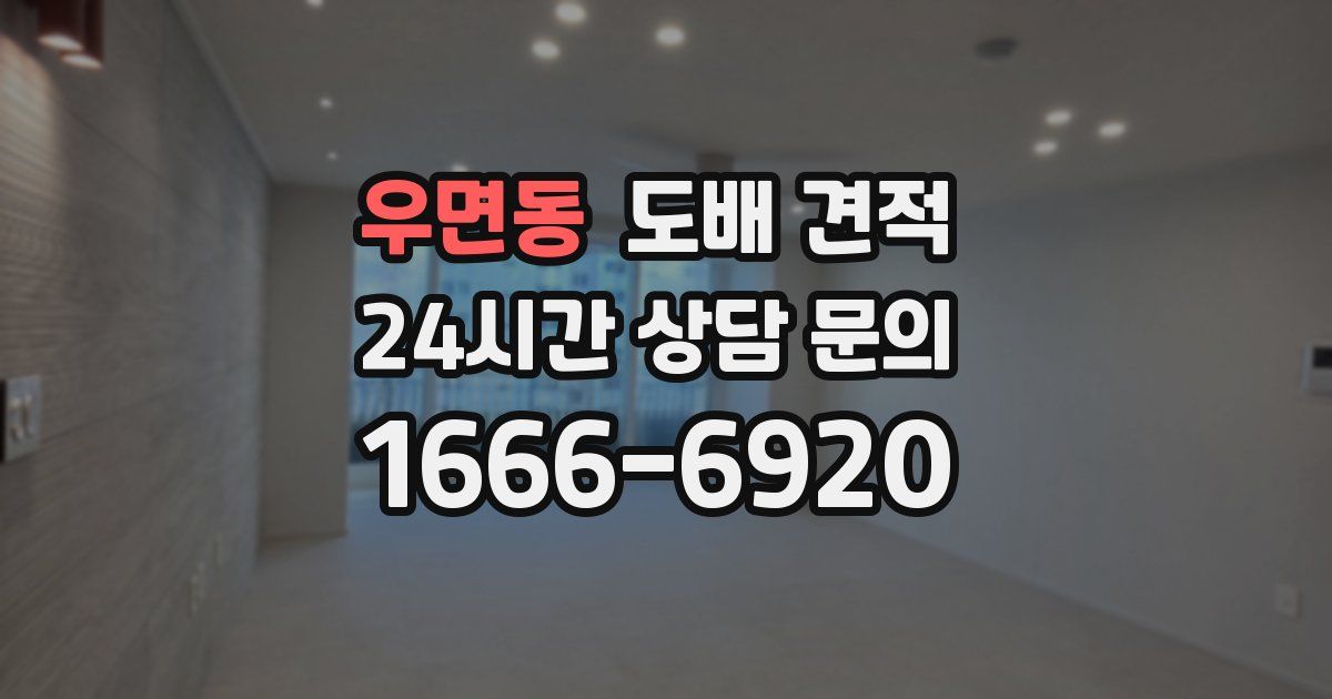 우면동 도배 견적