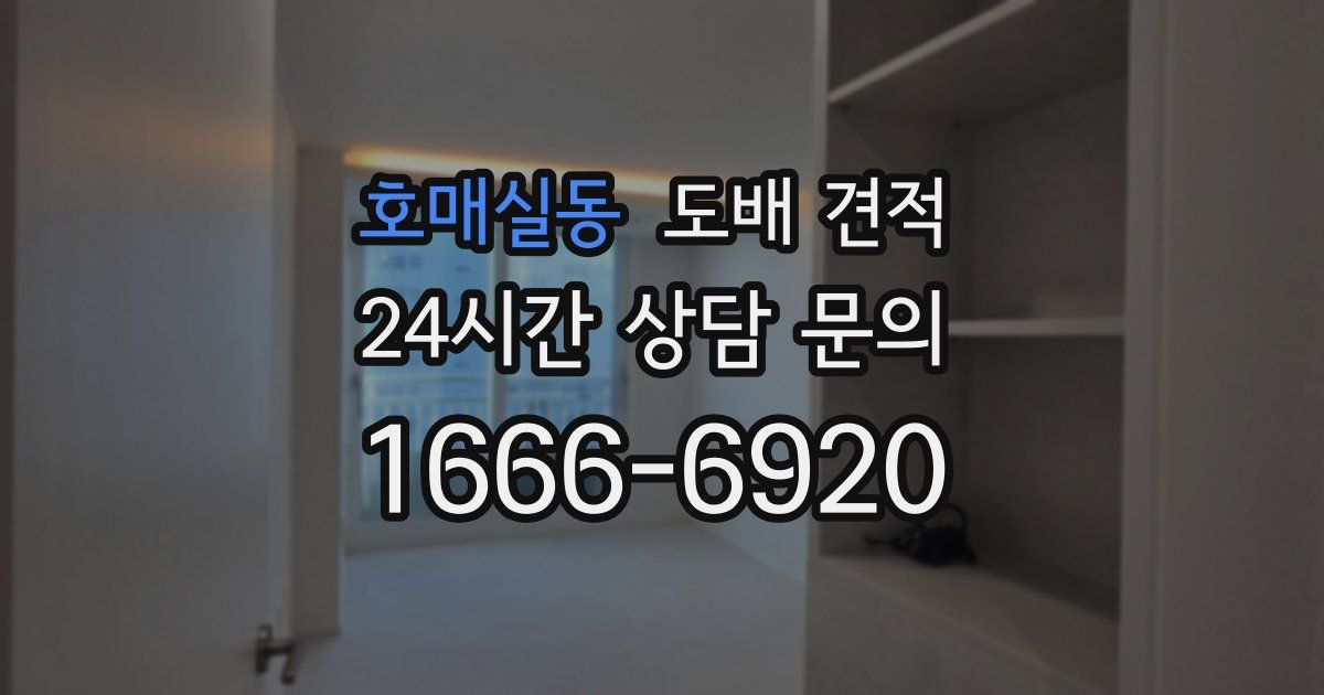 호매실동 도배 견적