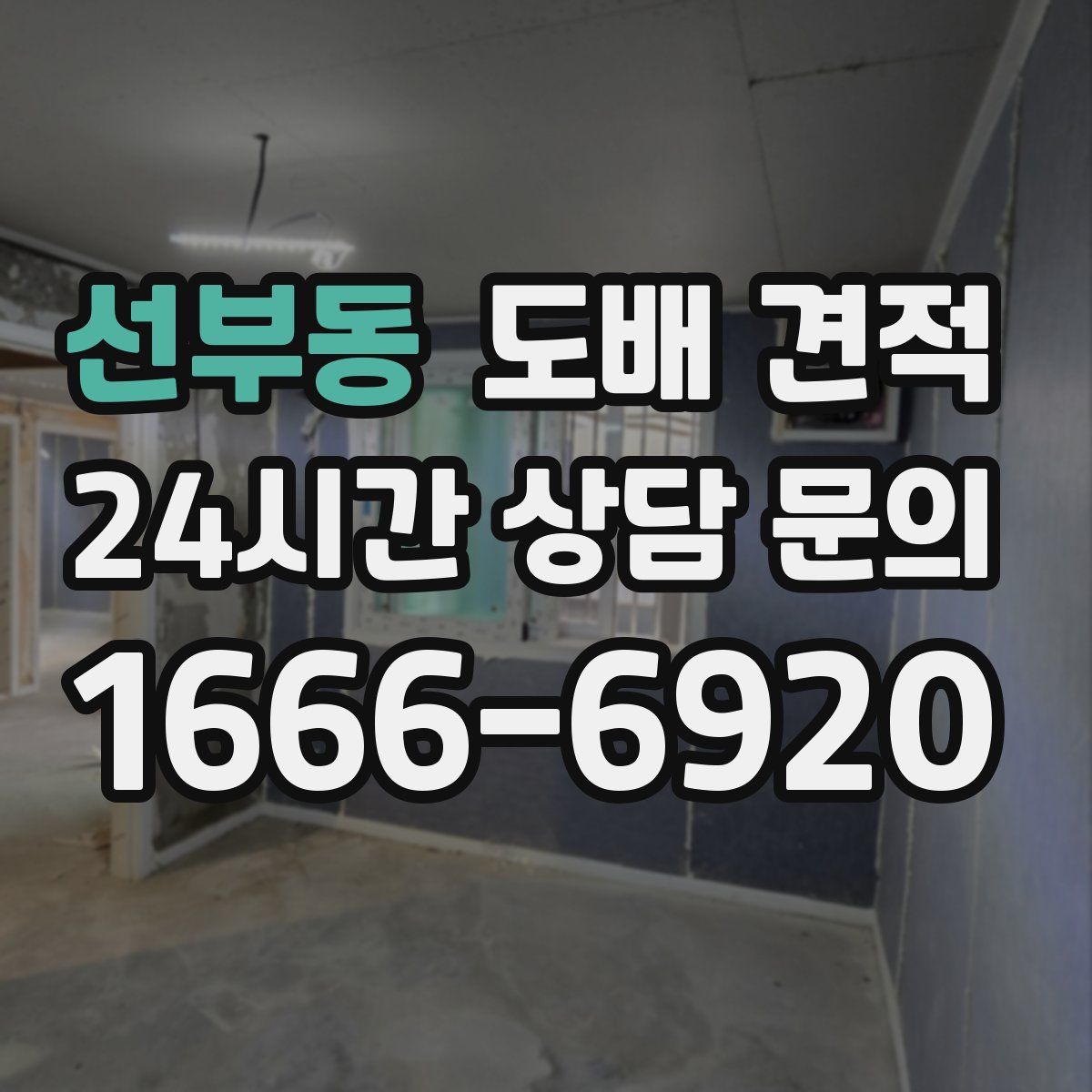 선부동 도배 견적