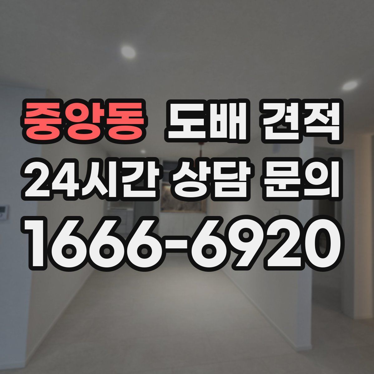 중앙동 도배 견적