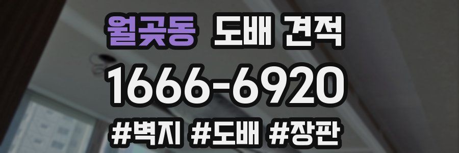 월곶동 도배 견적