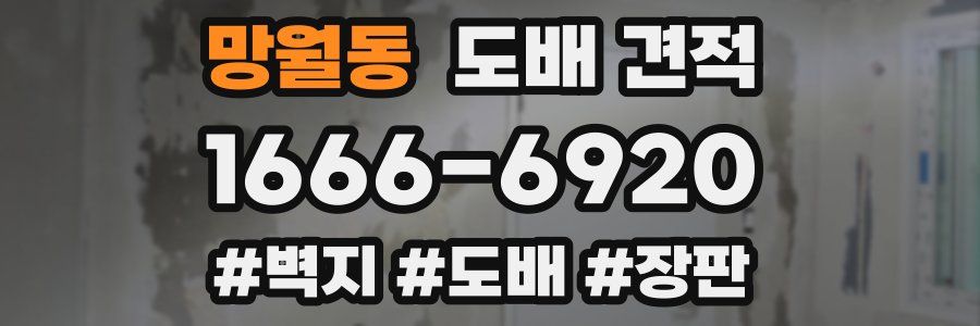 망월동 도배 견적