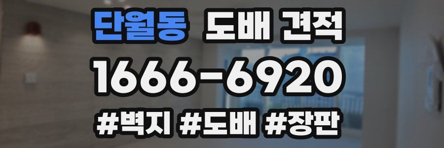 단월동 도배 견적