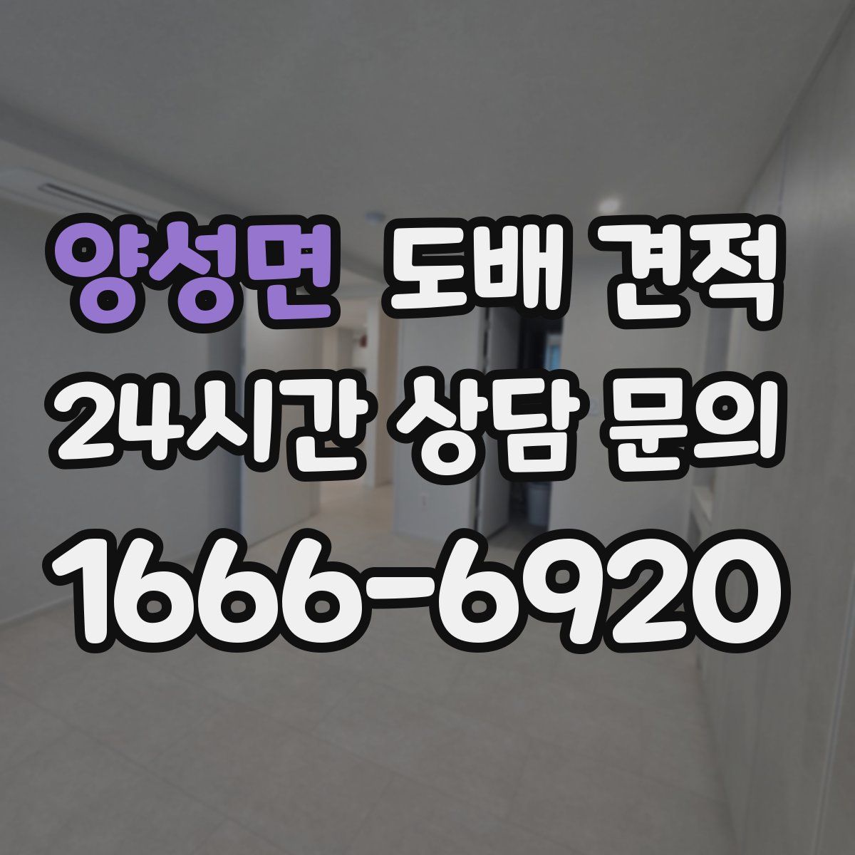 양성면 도배 견적