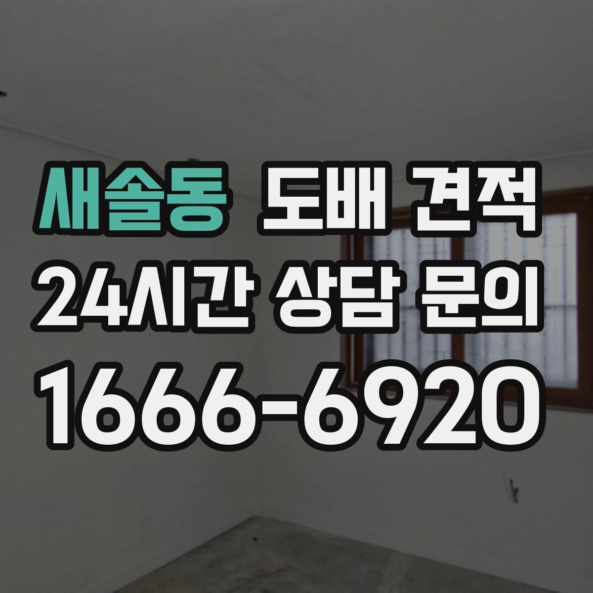 새솔동 도배 견적