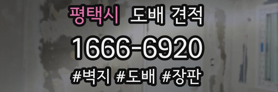평택시 도배 견적