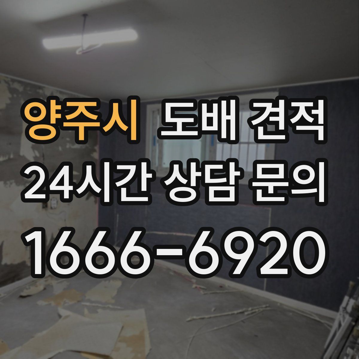 양주시 도배 견적