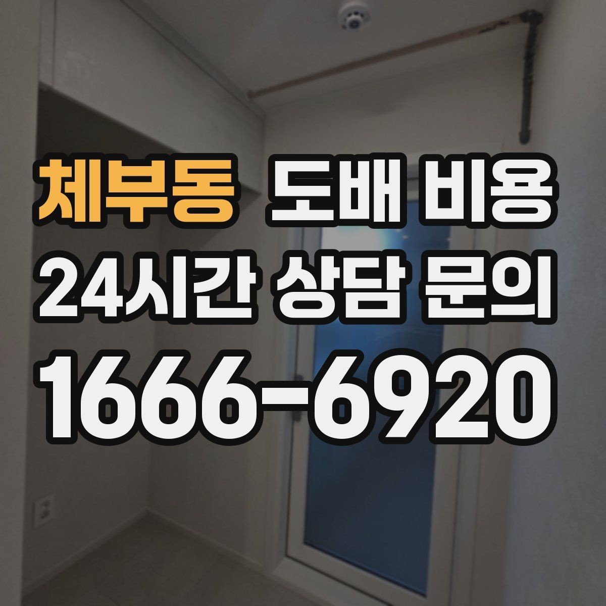체부동 도배 비용 계산할 때 포함되는 작업들