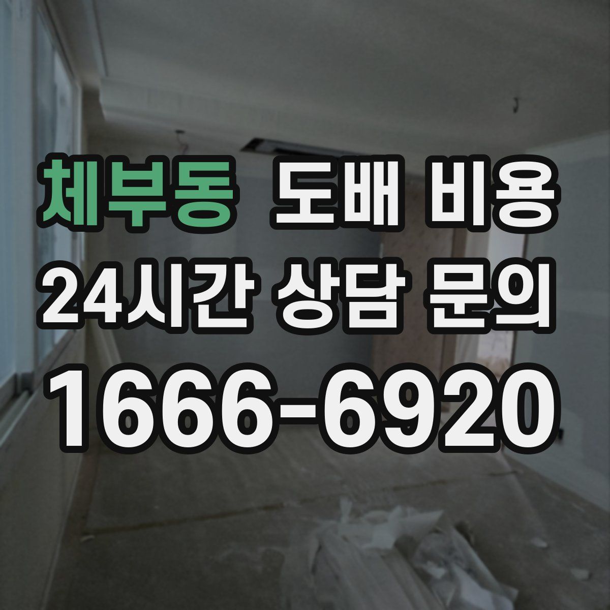 체부동 도배 비용