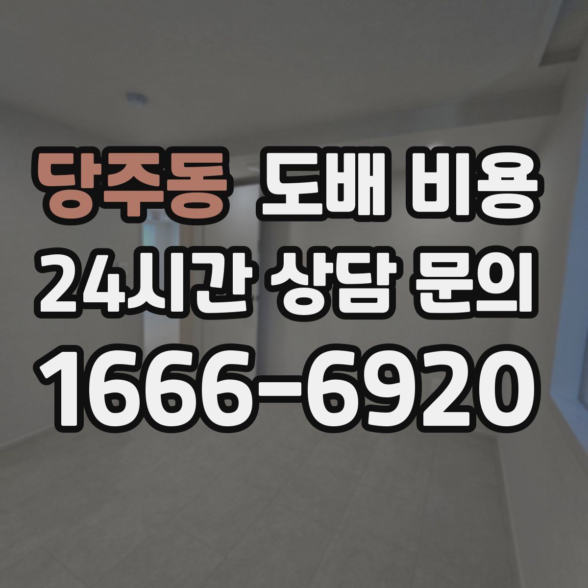 당주동 도배 비용