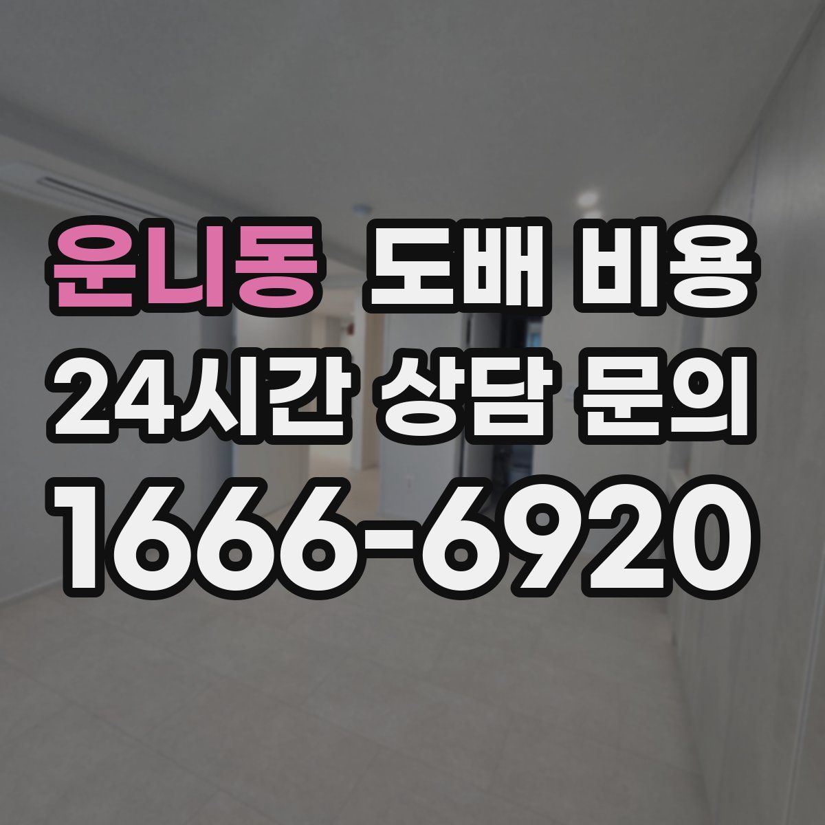 운니동 도배 비용