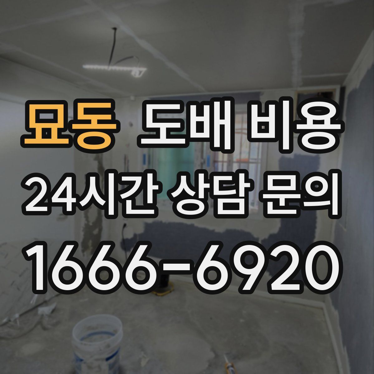 묘동 도배 비용