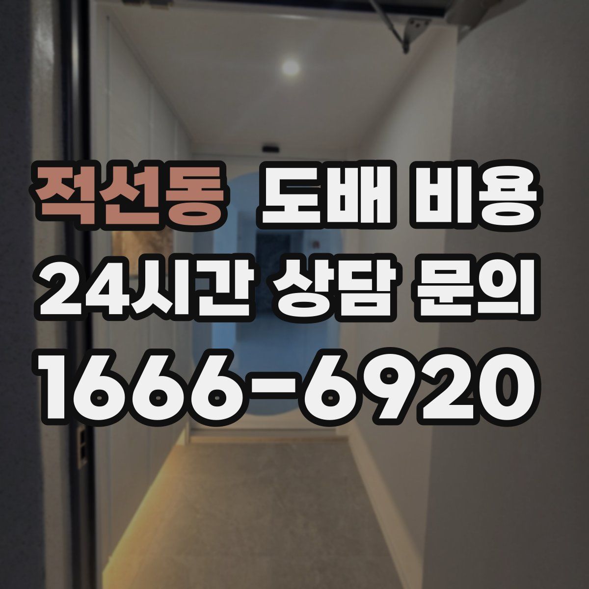 적선동 도배 비용