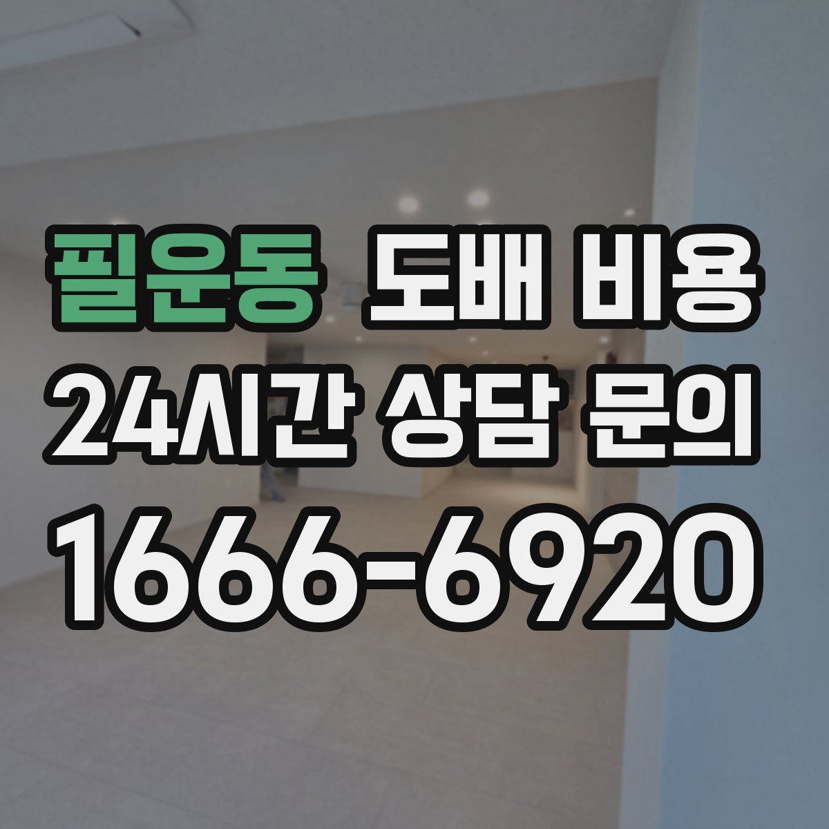 필운동 도배 비용