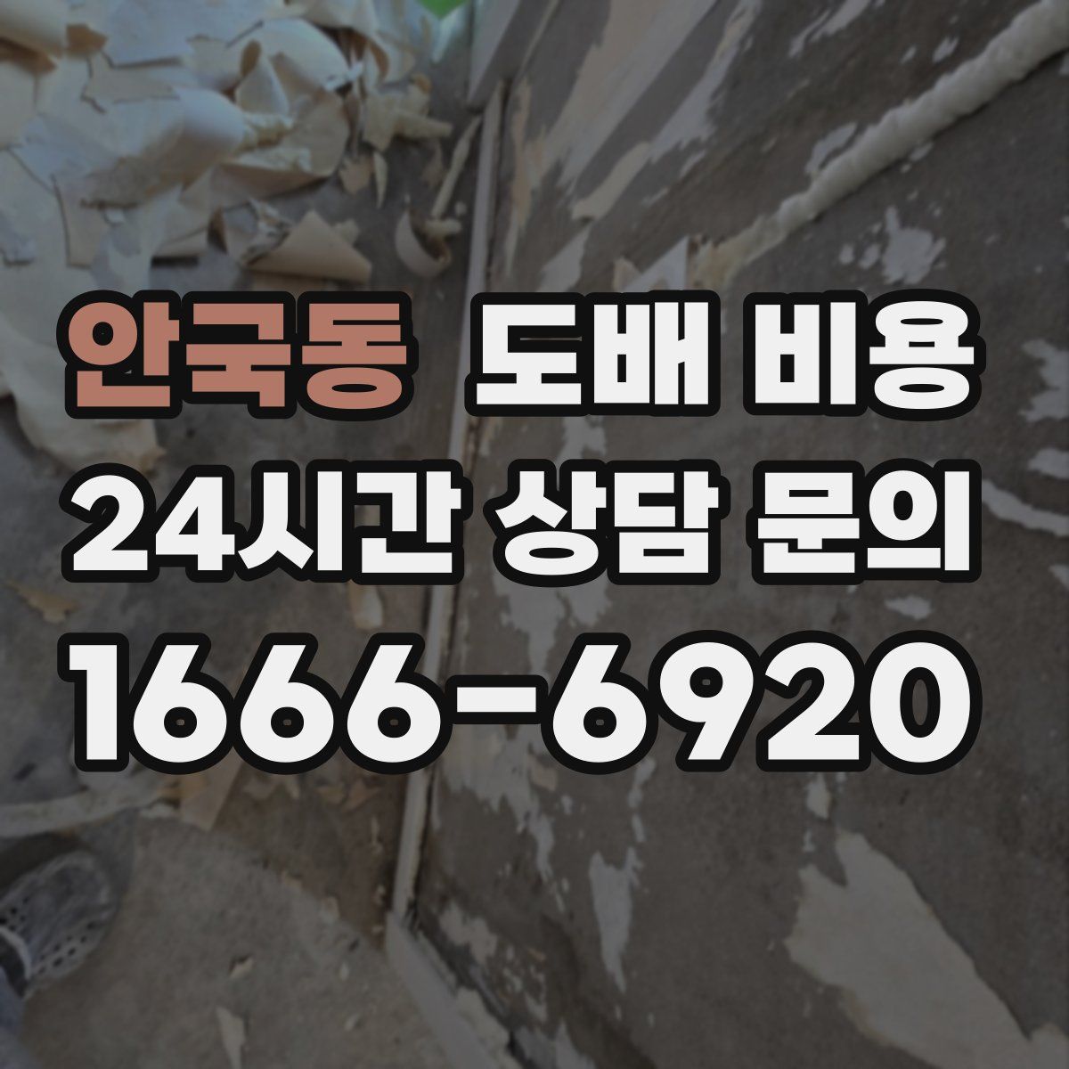 안국동 도배 비용