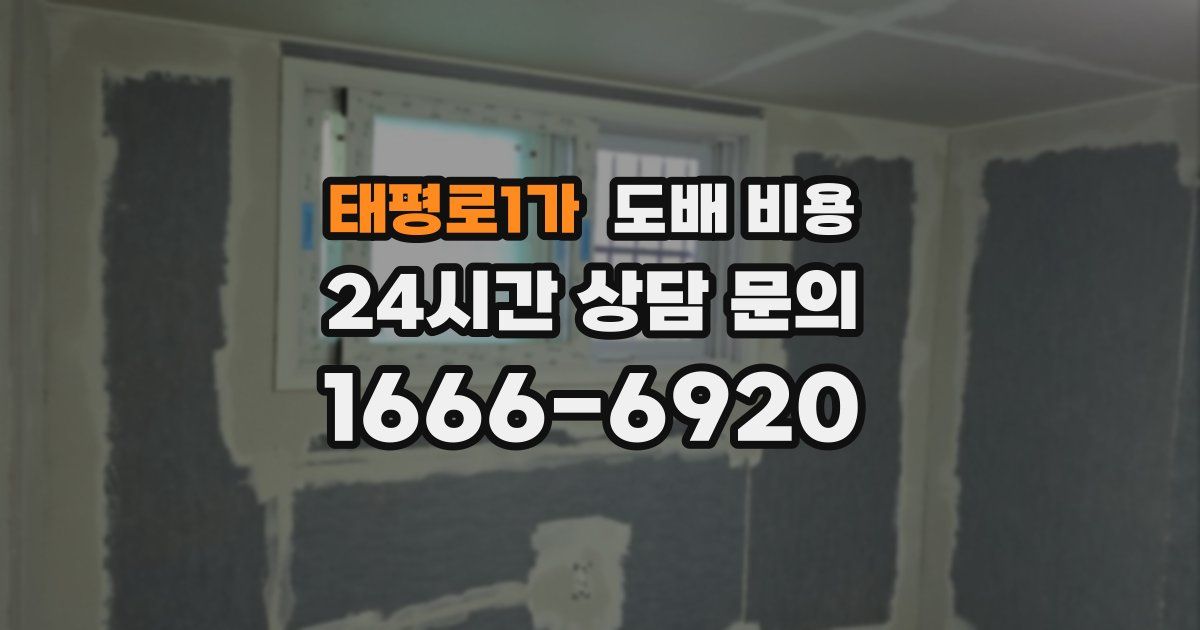 태평로1가 도배 비용