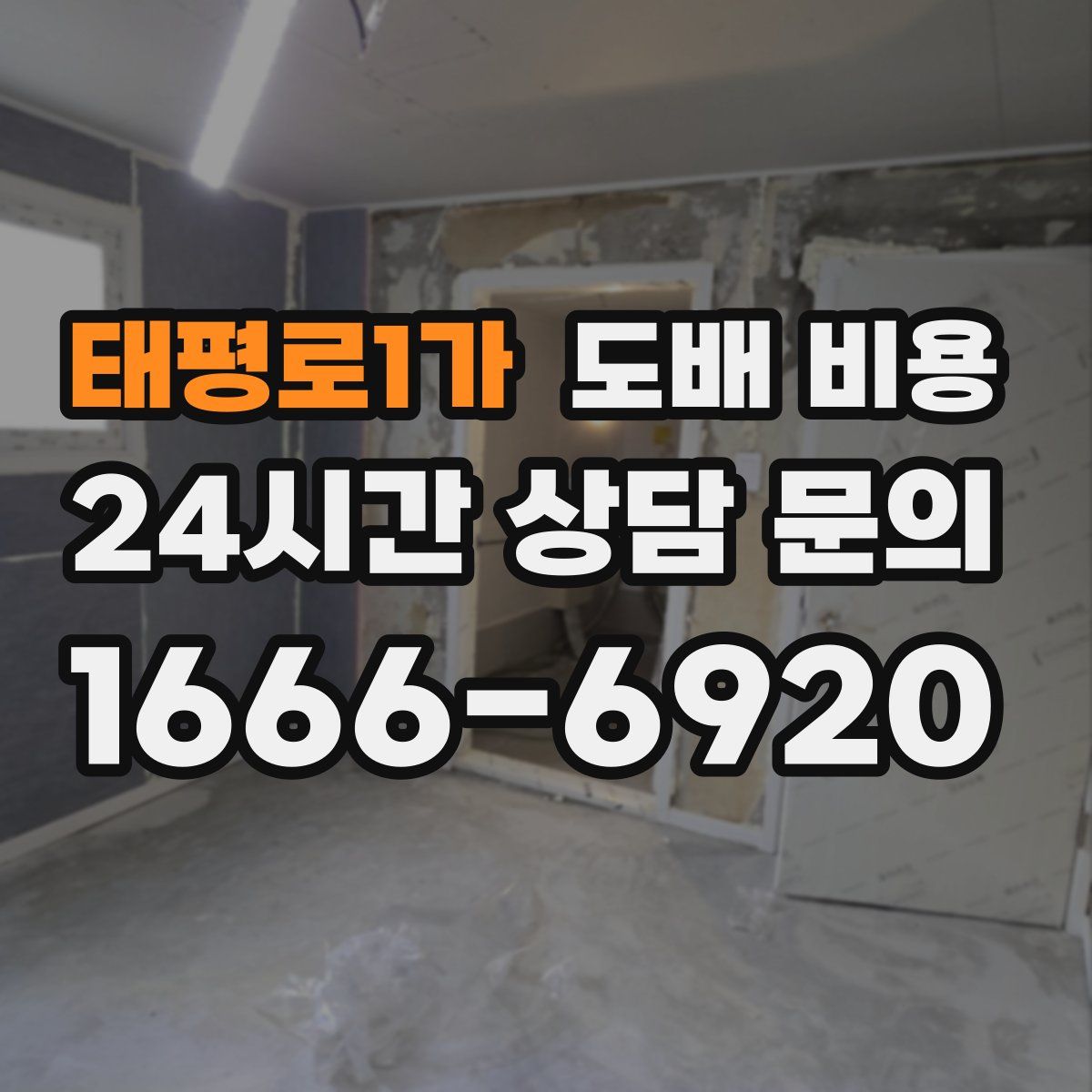 태평로1가 도배 비용