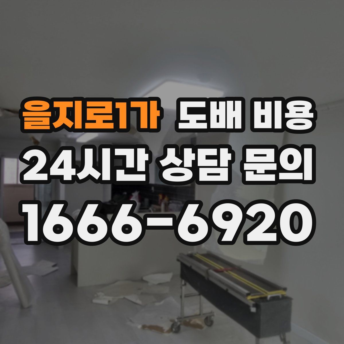 을지로1가 도배 비용