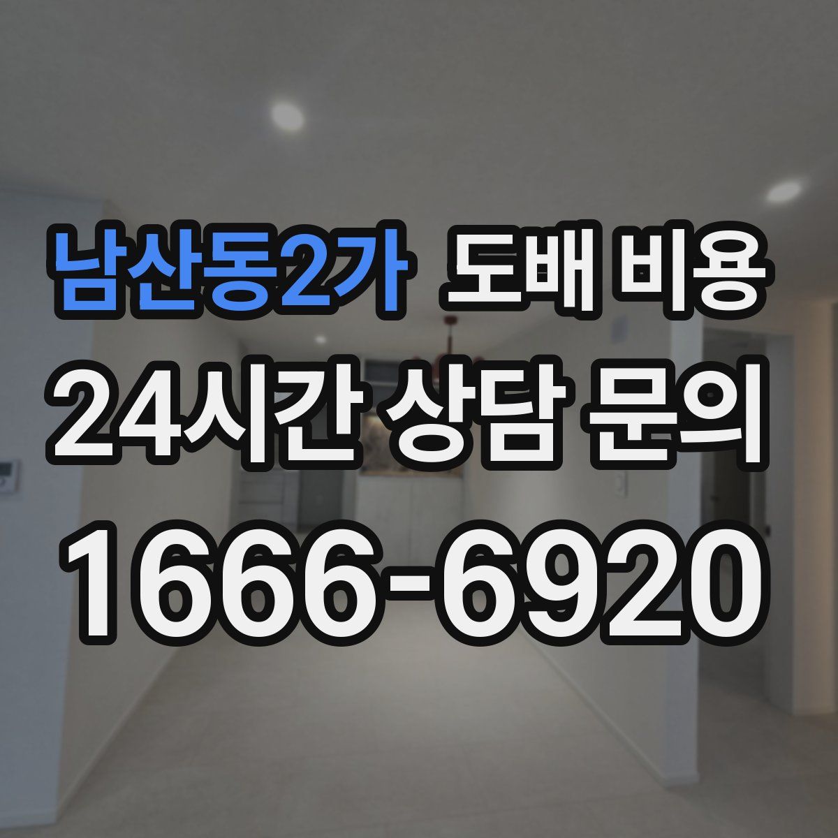 남산동2가 도배 비용