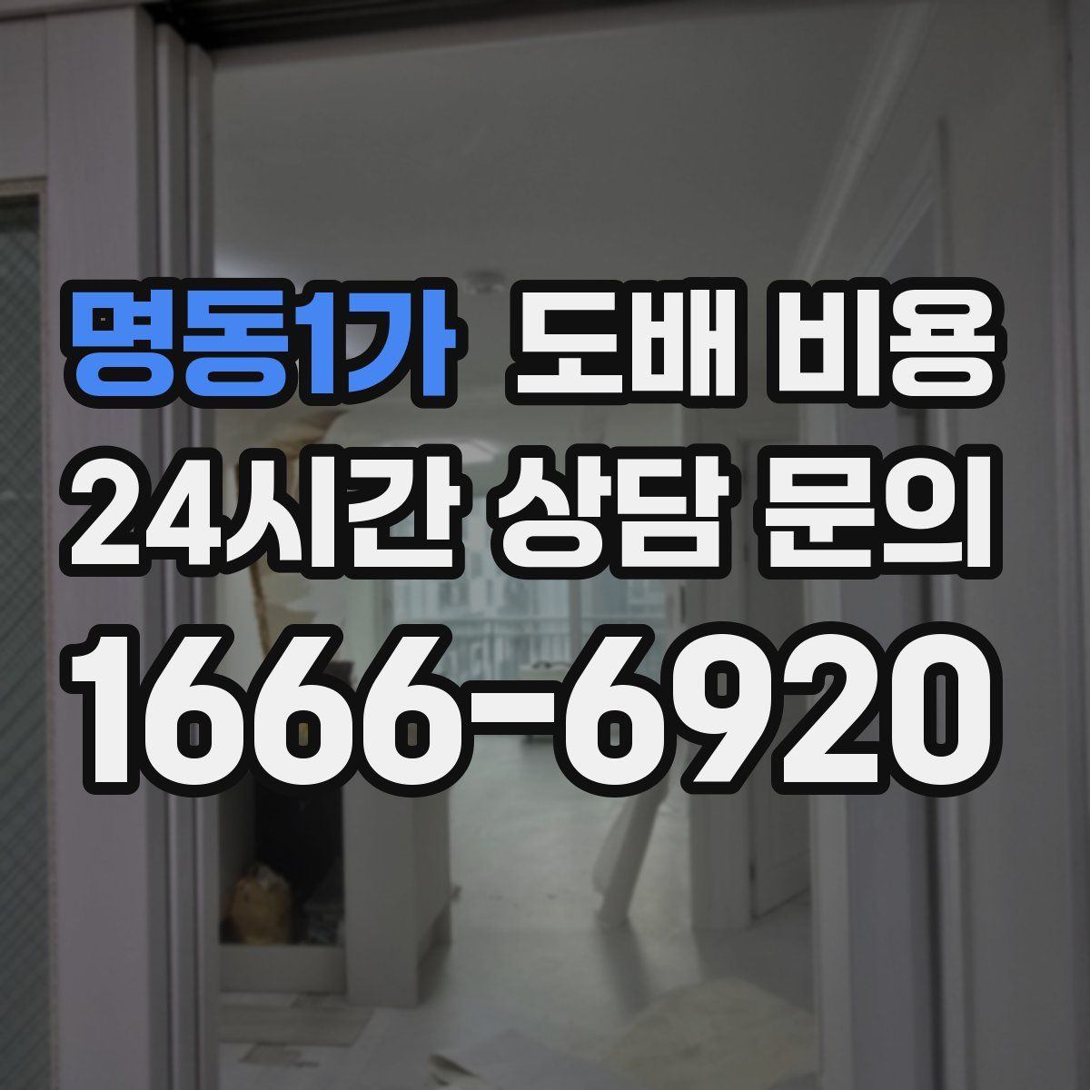 명동1가 도배 비용