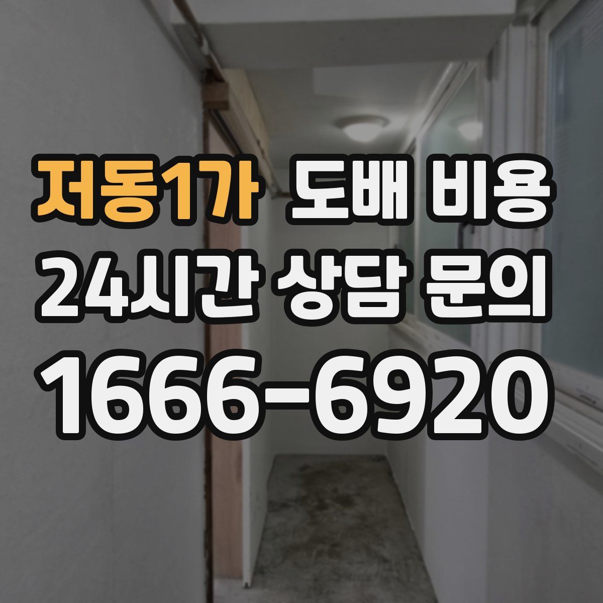 저동1가 도배 비용
