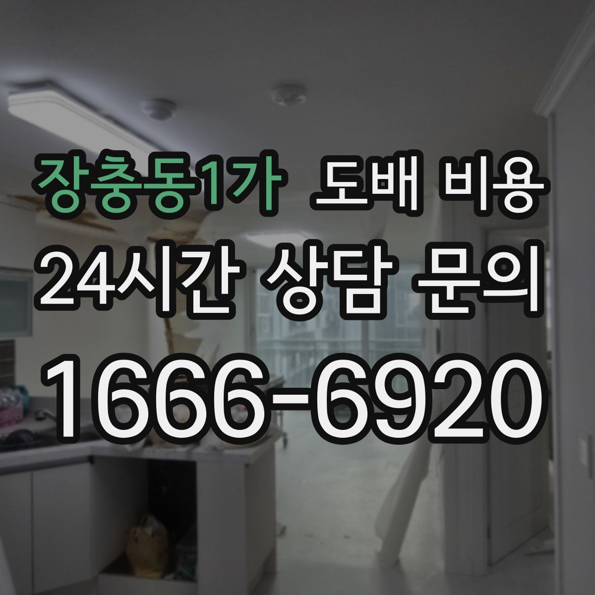 장충동1가 도배 비용