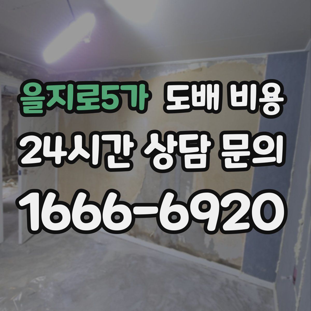 을지로5가 도배 비용