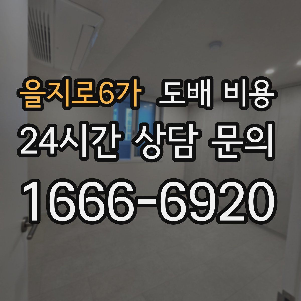 을지로6가 도배 비용