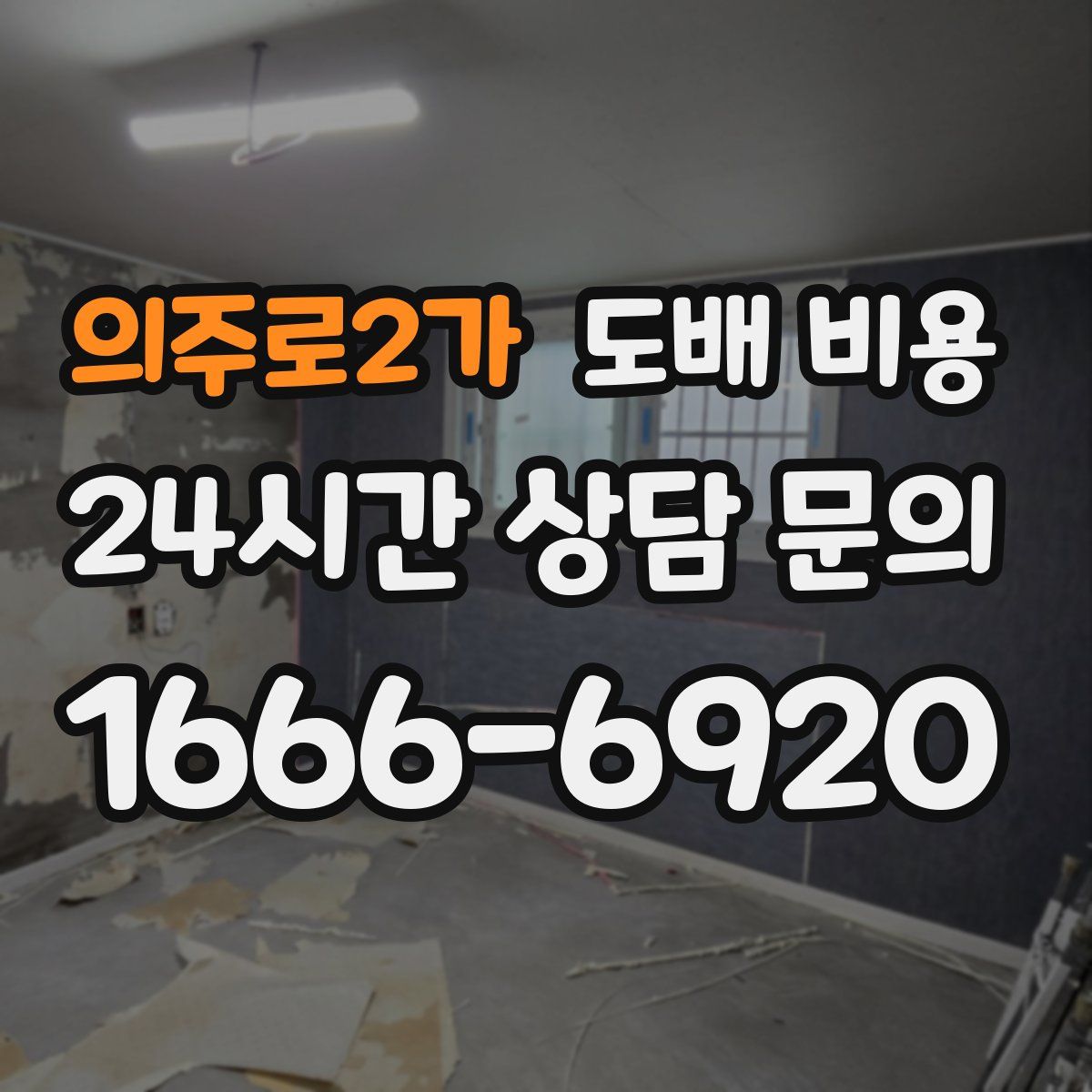 의주로2가 도배 비용