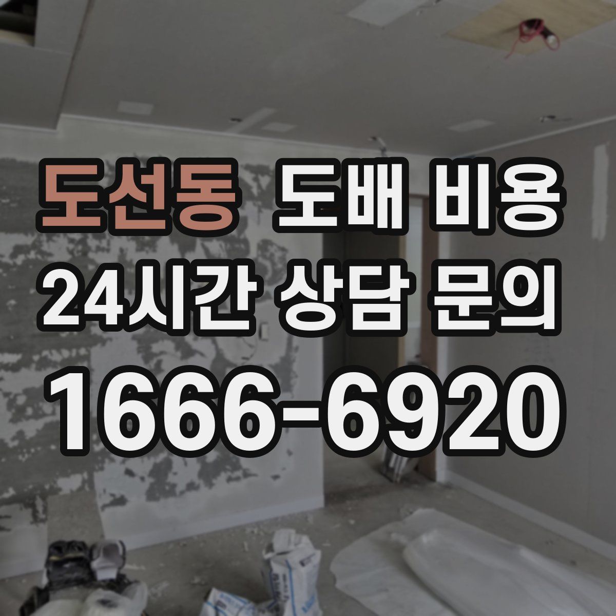 도선동 도배 비용
