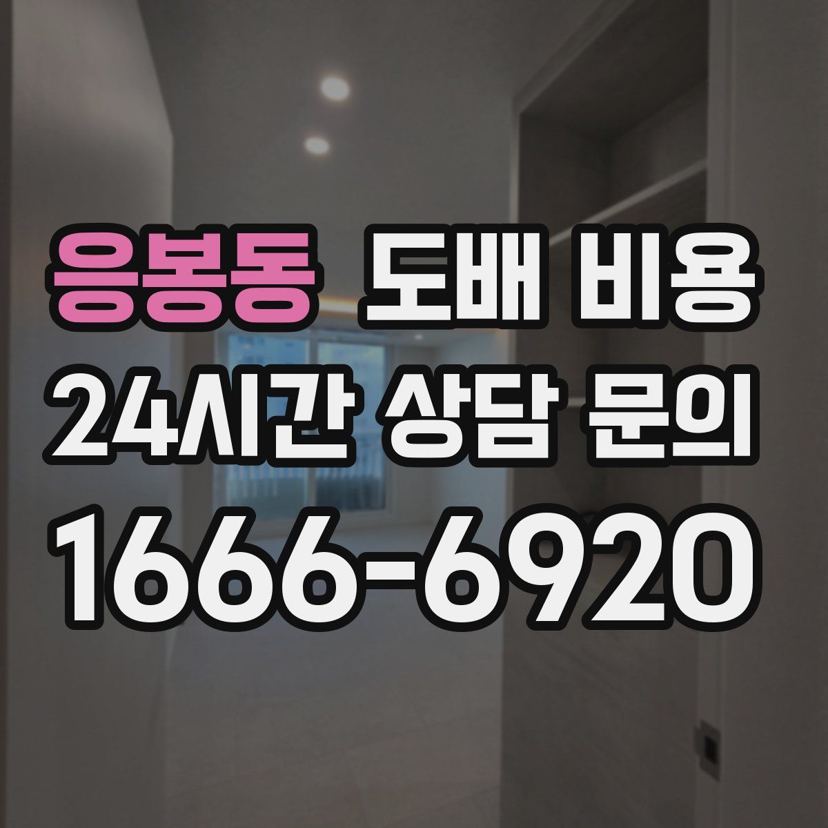 응봉동 도배 비용